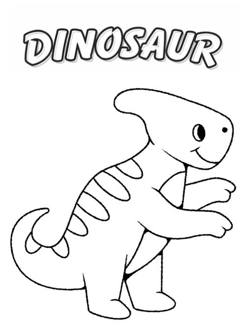 Dinosaur Coloring Book for Kids