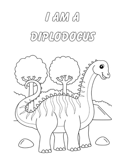 Dinosaur Coloring Book for Kids