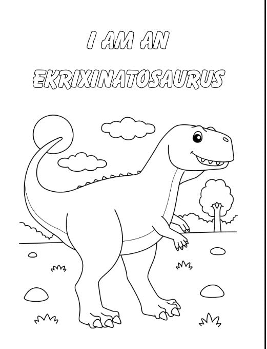 Dinosaur Coloring Book for Kids