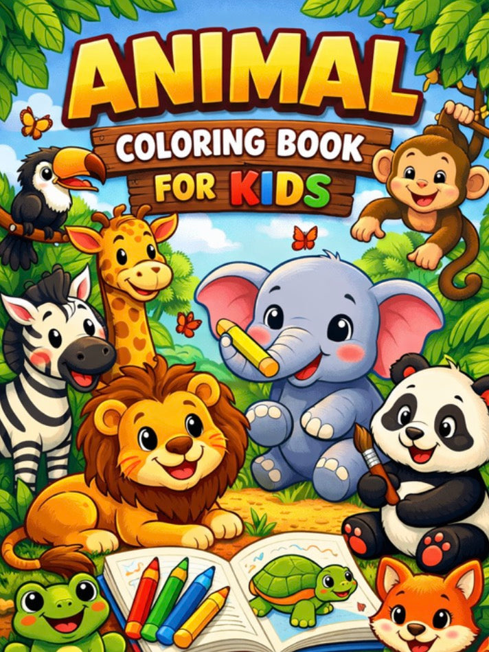 Animal Coloring Book for Kids